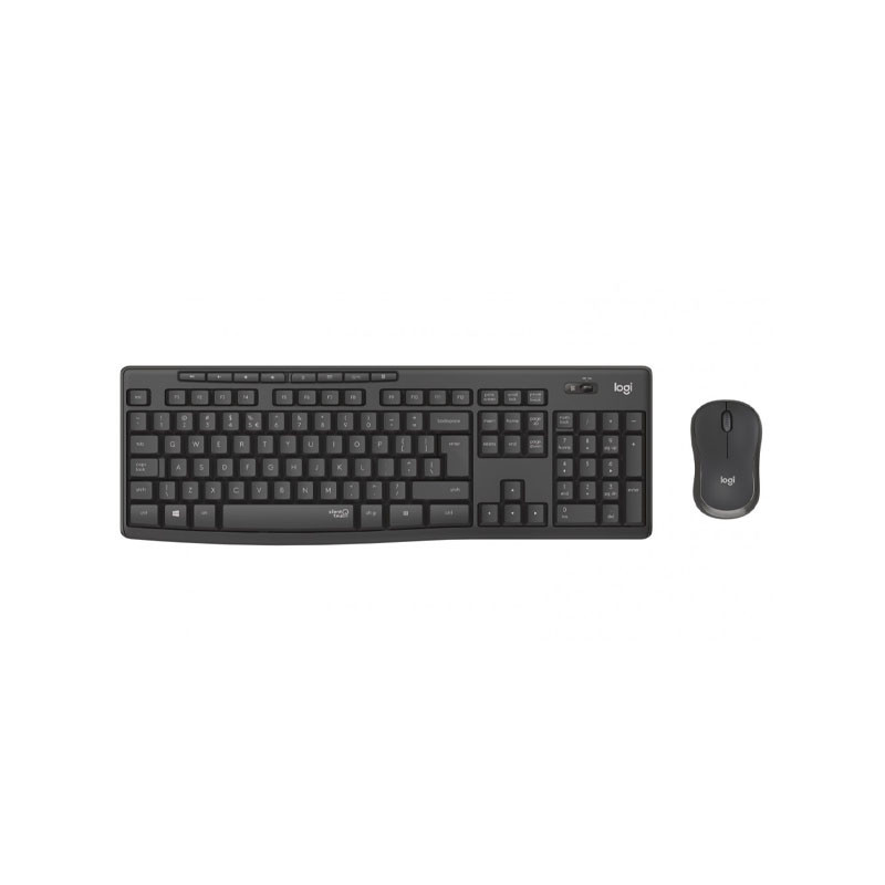 Logitech Silent Wireless Keyboard Mouse Combo MK295