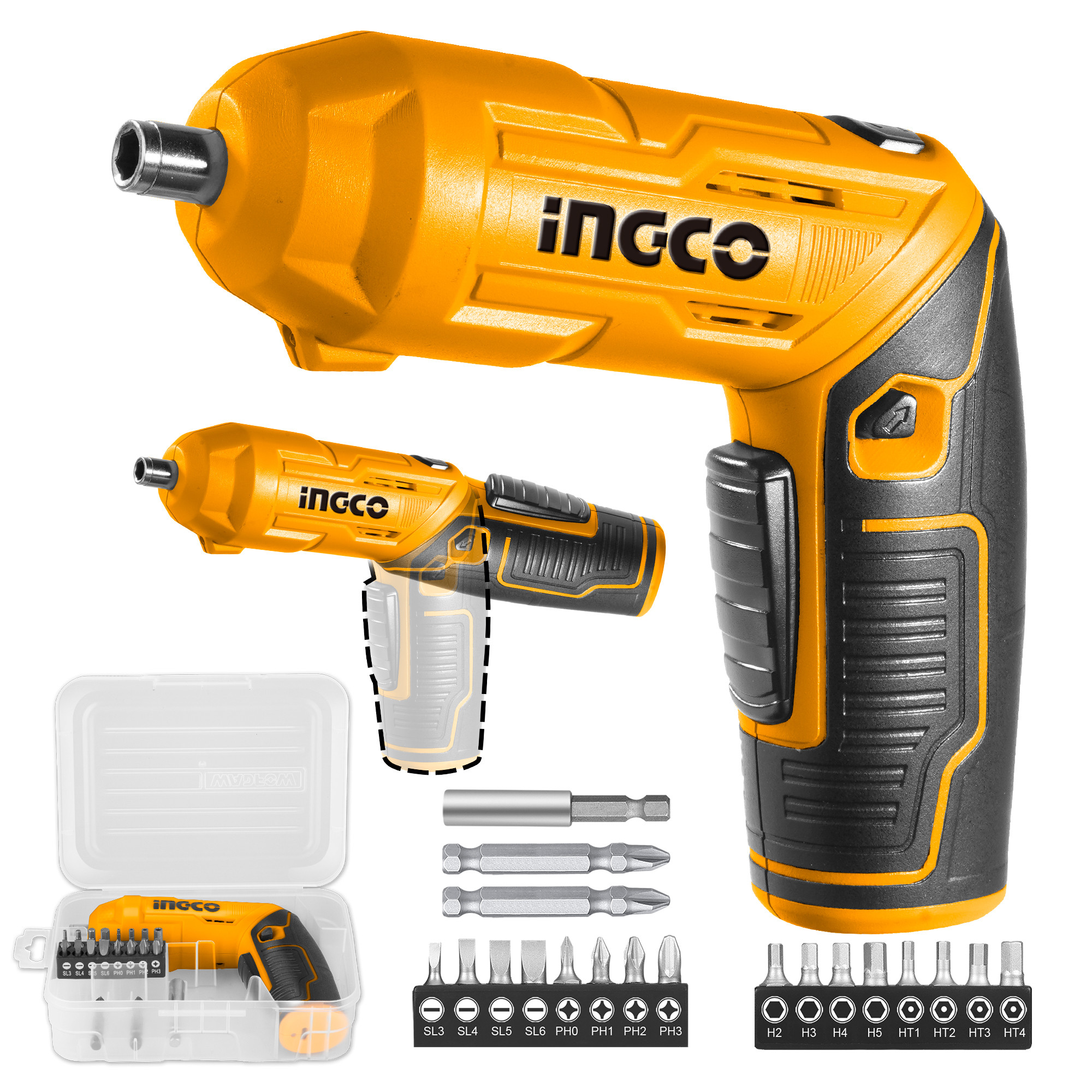 INGCO 4V Lithium-ion Cordless Screwdriver CSDLI0442