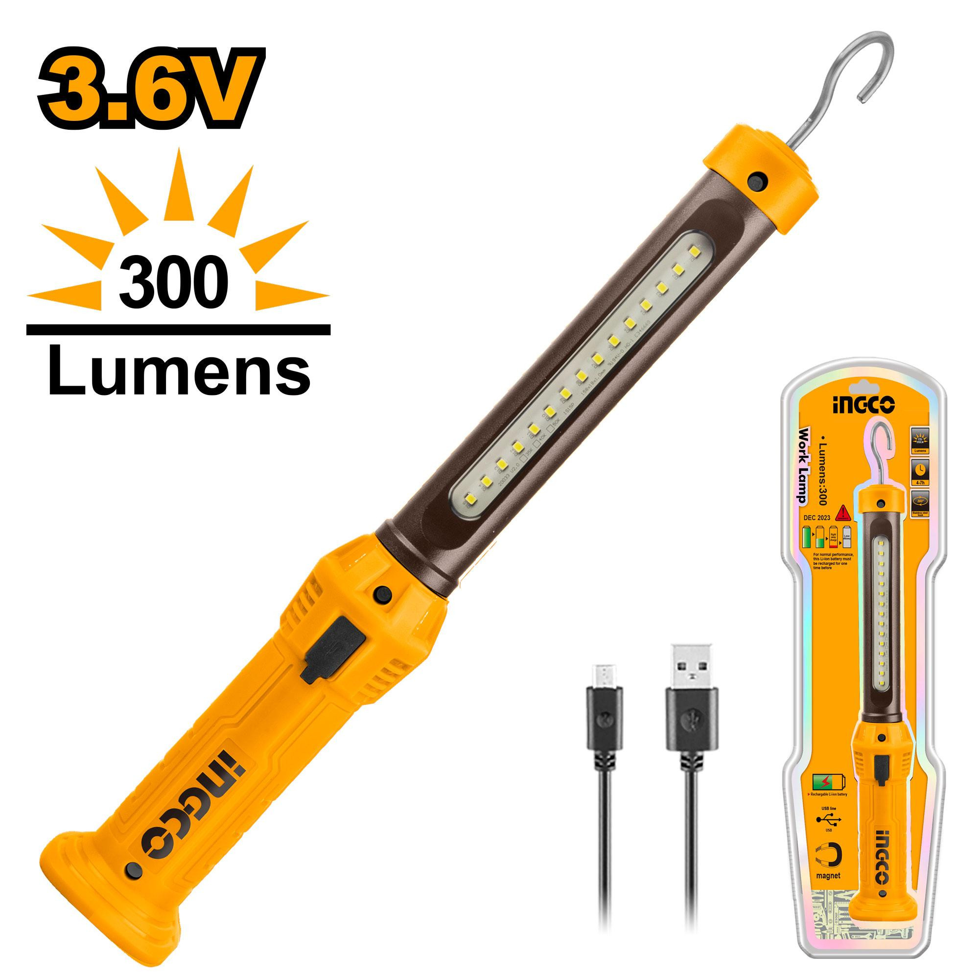 Ingco Cordless Work Lamp HWLI35261