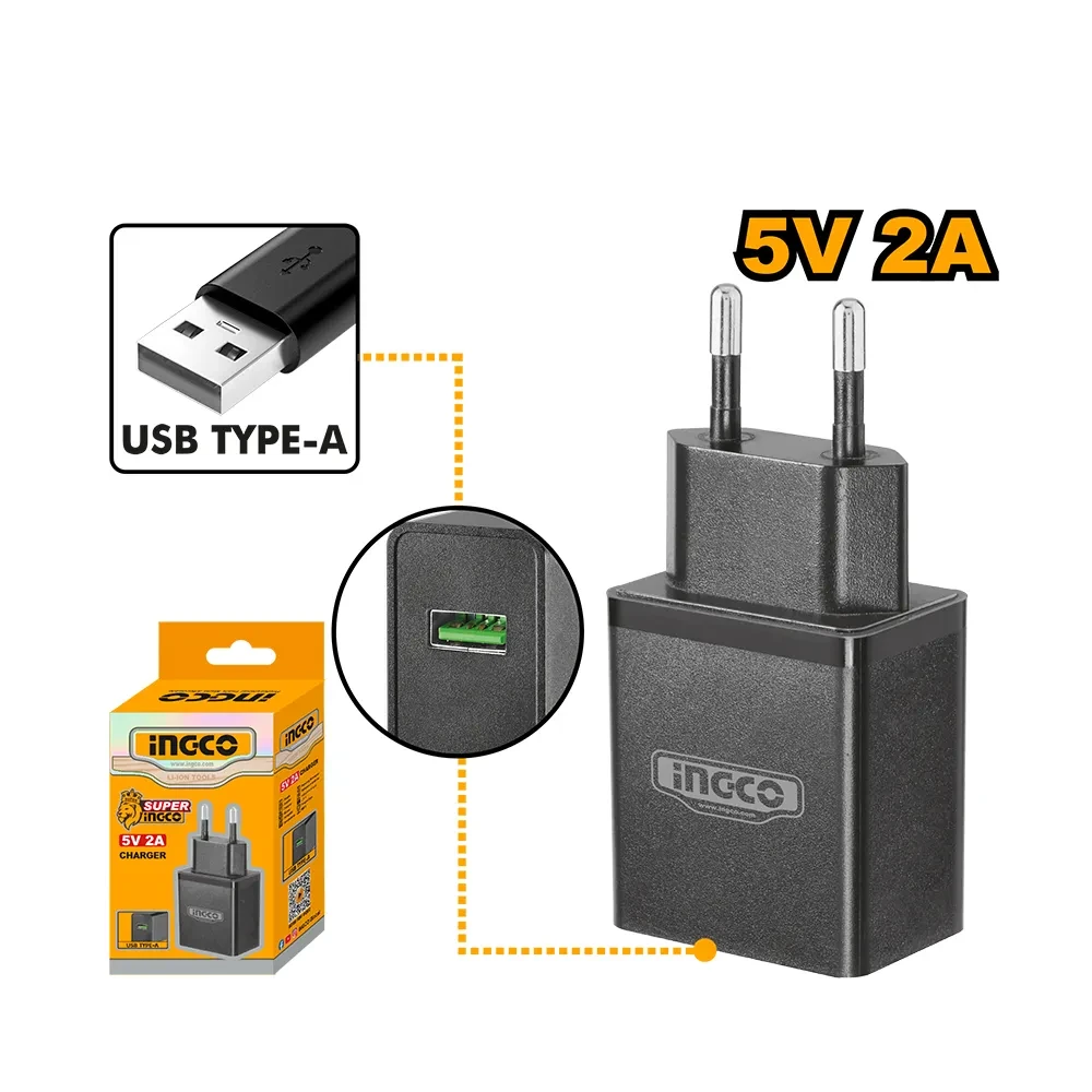 Ingco 5V 2A Charger FCLI120502