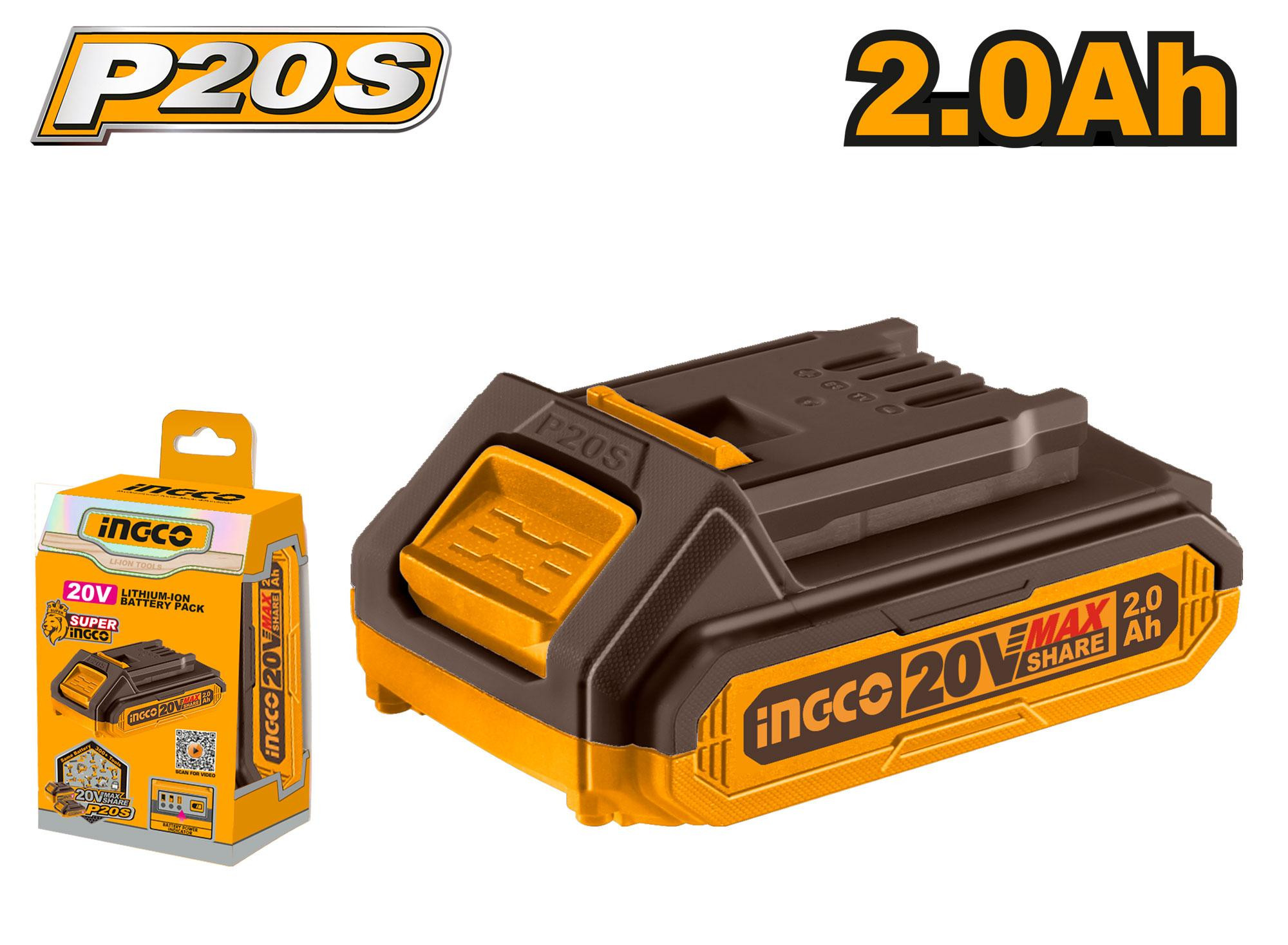 Ingco 20V Lithium-ion Battery Pack FBLI20011