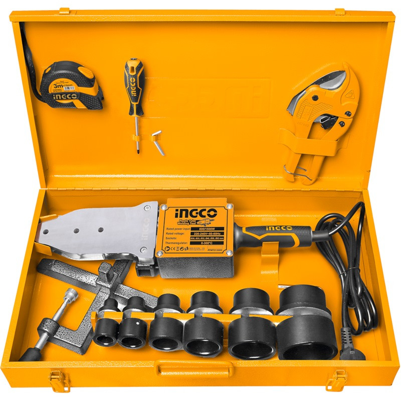 Ingco 800W/1500W Plastic Tube Welding Tool PTWT215002