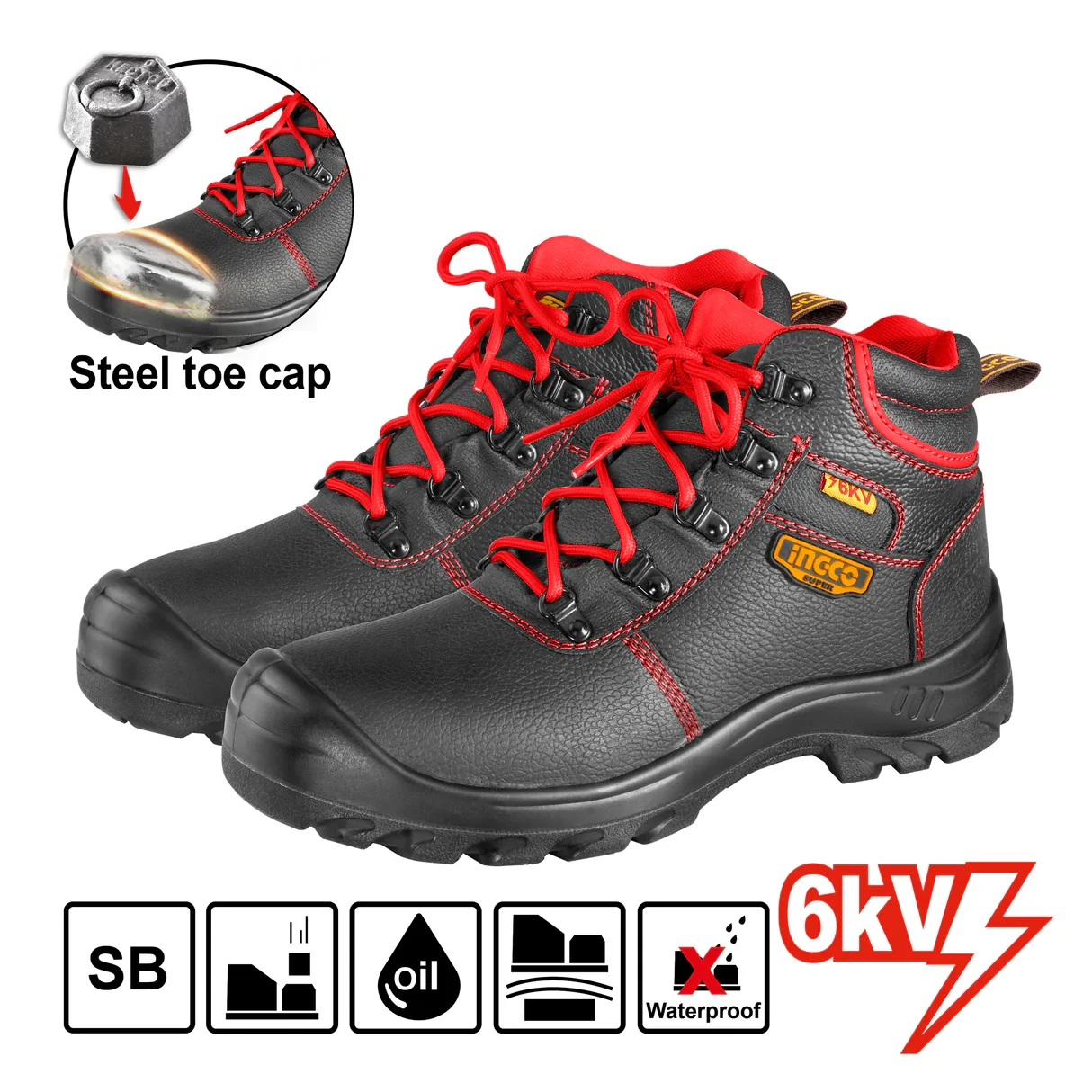 Ingco Insulated Safety Boots SSH07IDSB