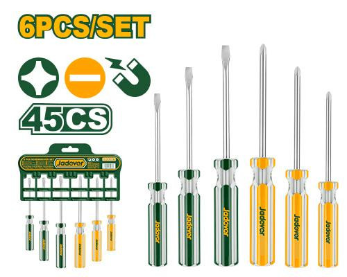 JADEVER 6 Pcs Screwdriver Set JDSS3206