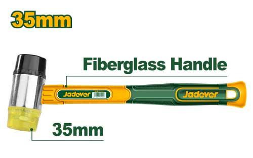 JADEVER Rubber and Plastic Hammer JDHM7305