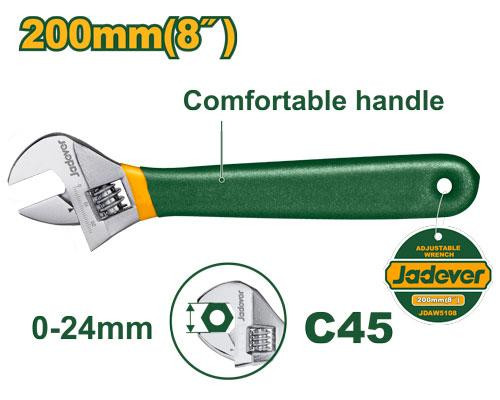 JADEVER Adjustable Wrench JDAW5108