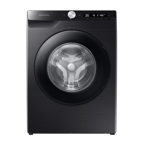 Samsung 8.0 kg Ecobubble™ Front Load Washing Machine with AI Control, Hygiene Steam & SmartThings Connectivity, WW80T504DAB
