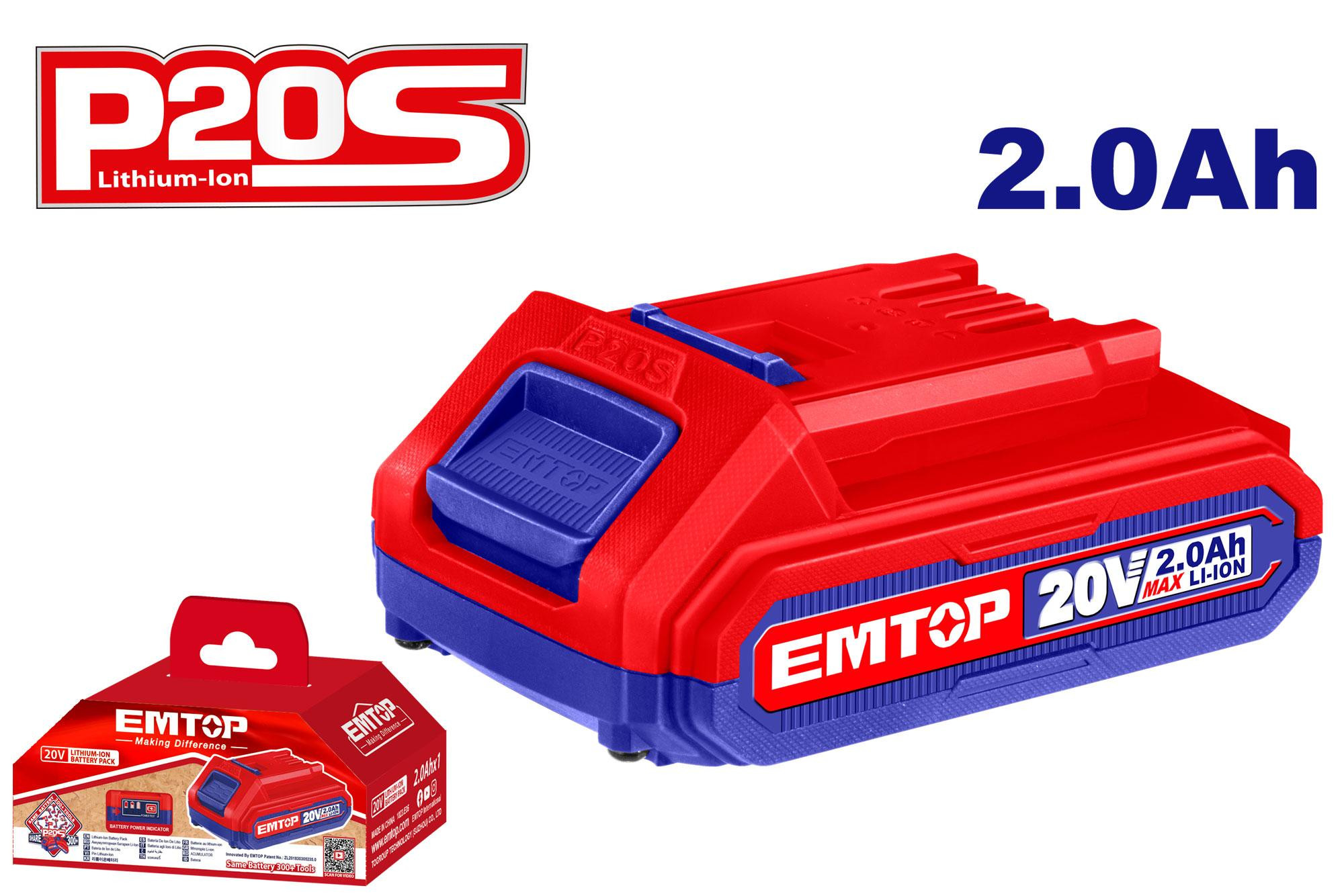 Emtop 20V Lithium-Ion battery pack EBPK20011