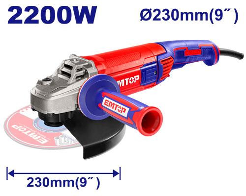 Emtop 2200W Angle Grinder EAGR22093