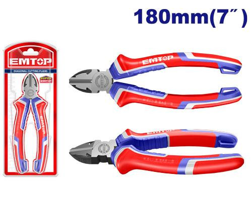 Emtop 7"/180mm Diagonal cutting pliers EPLRD0711