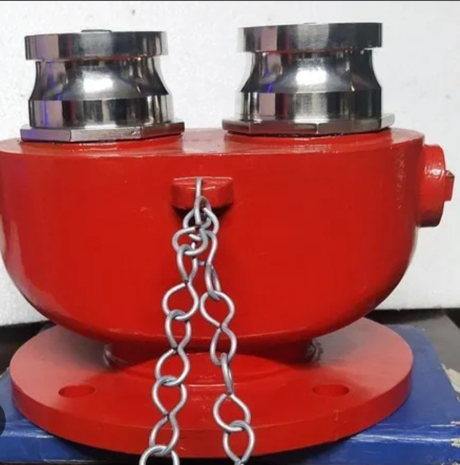 SS 63mm Two Way Inlet Breaching Valve