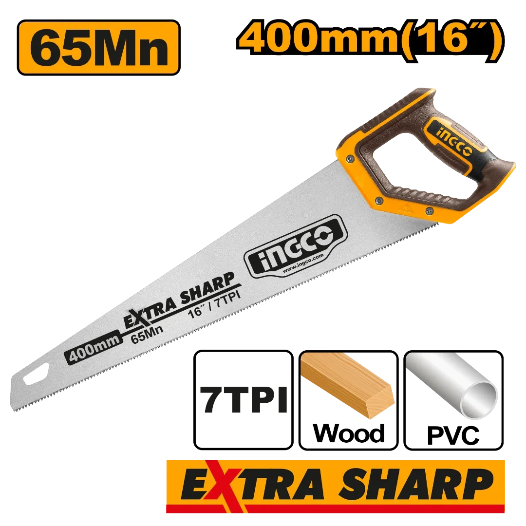 Ingco 16" Hand Saw HHAS15400