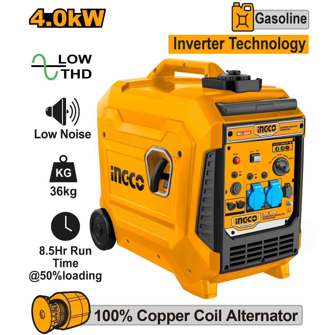 Ingco 50Hz Inverter gasoline generator GEI47506E