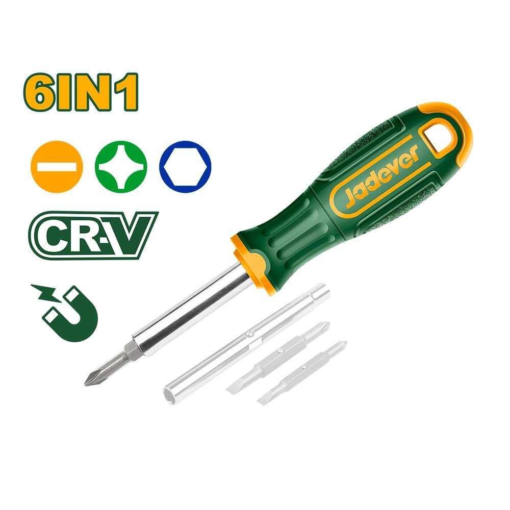 Jadever 6in1 Screwdriver Set JDSS5506