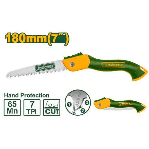 Jadever 7"/180mm Folding Saw JDHW4607