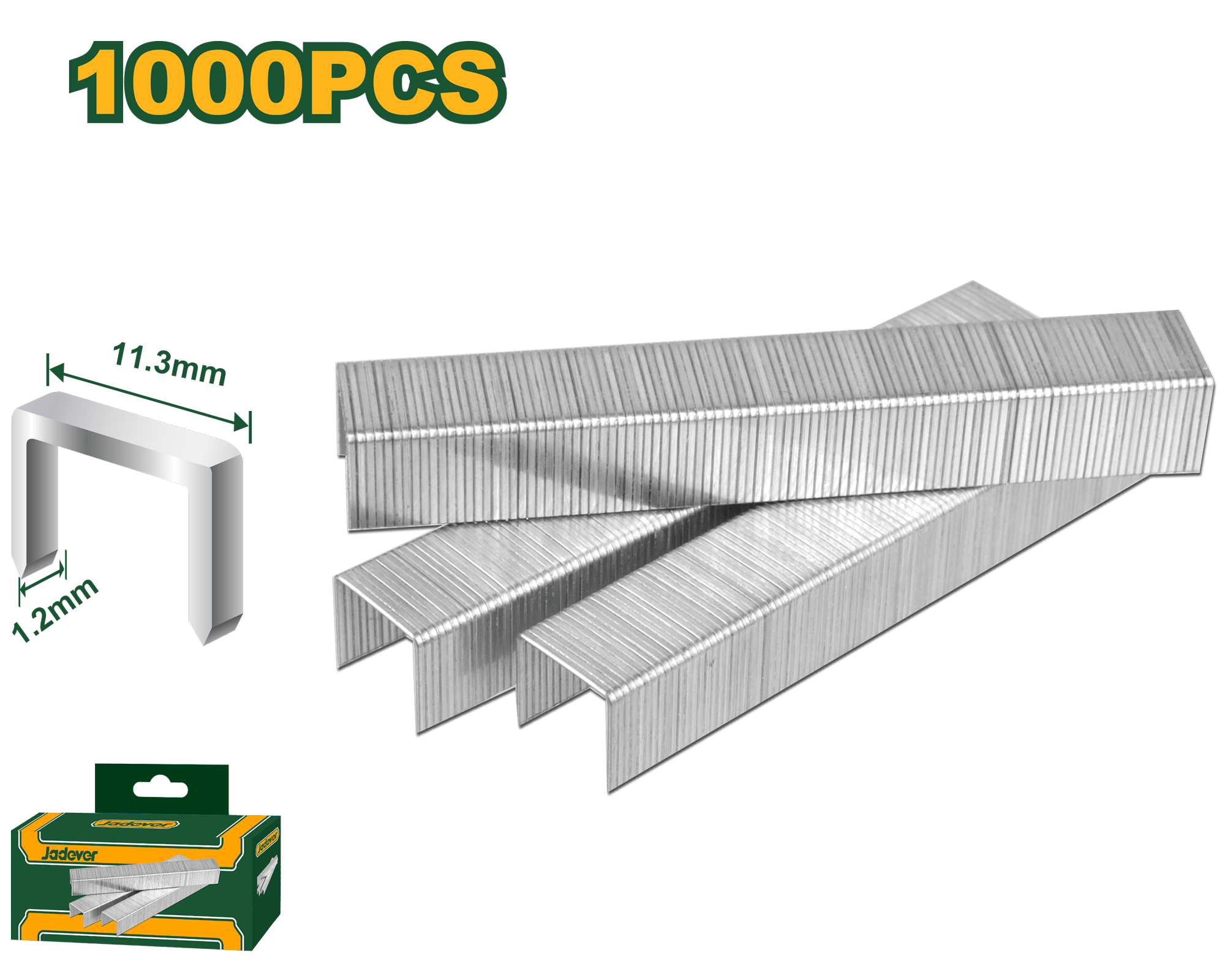 Jadever 1000pcs Staples JDNA0810