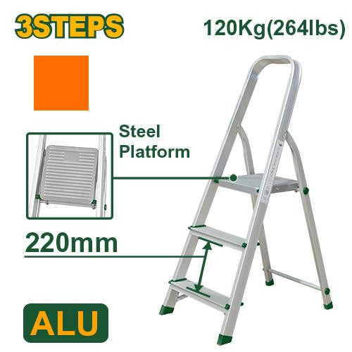 Jadever 3 Steps Household Ladder JDLD3H03