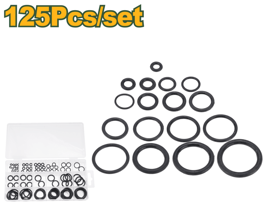 Jadever 125 Pcs O-Ring Assortment Kit JDJQ1B01
