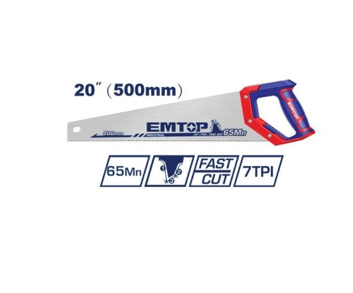 Emtop Size 500mm Hand Saw EHAS5002