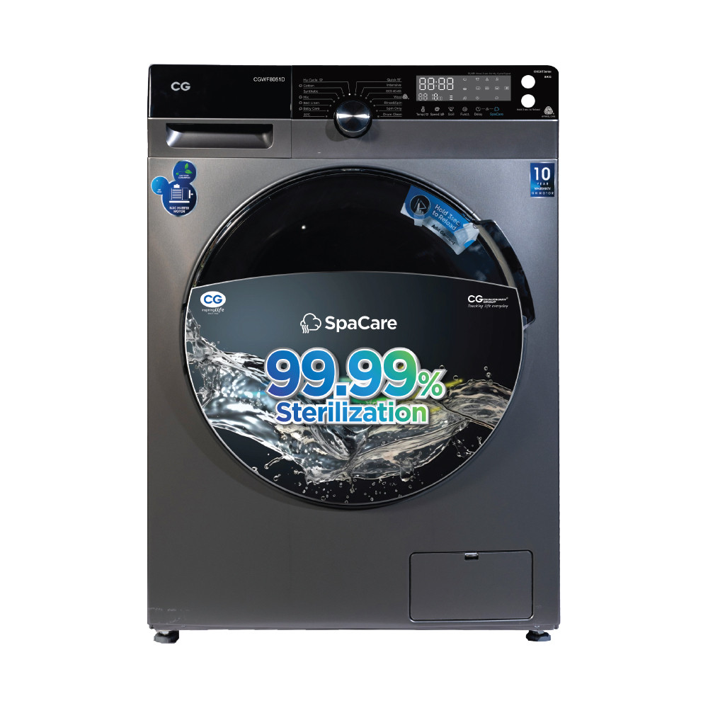 CG 8kg Front Load Washing Machine CGWF8051D