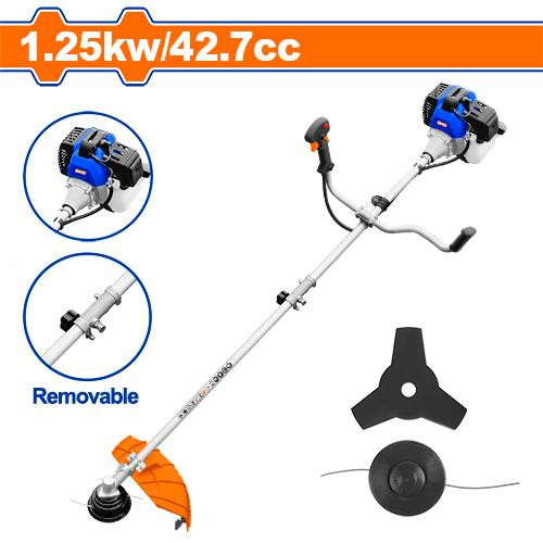 Wadfow 42.7cc 1.25KW Gasoline Grass Trimmer and Brush Cutter