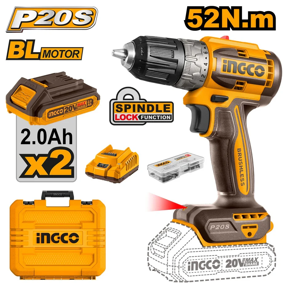 Industrial Brushless cordless drill - CDLI20453