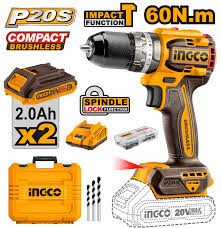 Industrial Compact Brushless Cordless Drill - CDLI20602