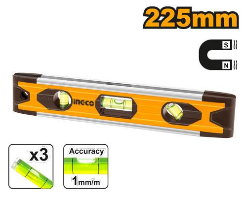 Ingco 225mm mini Spirit Level HMSL01030