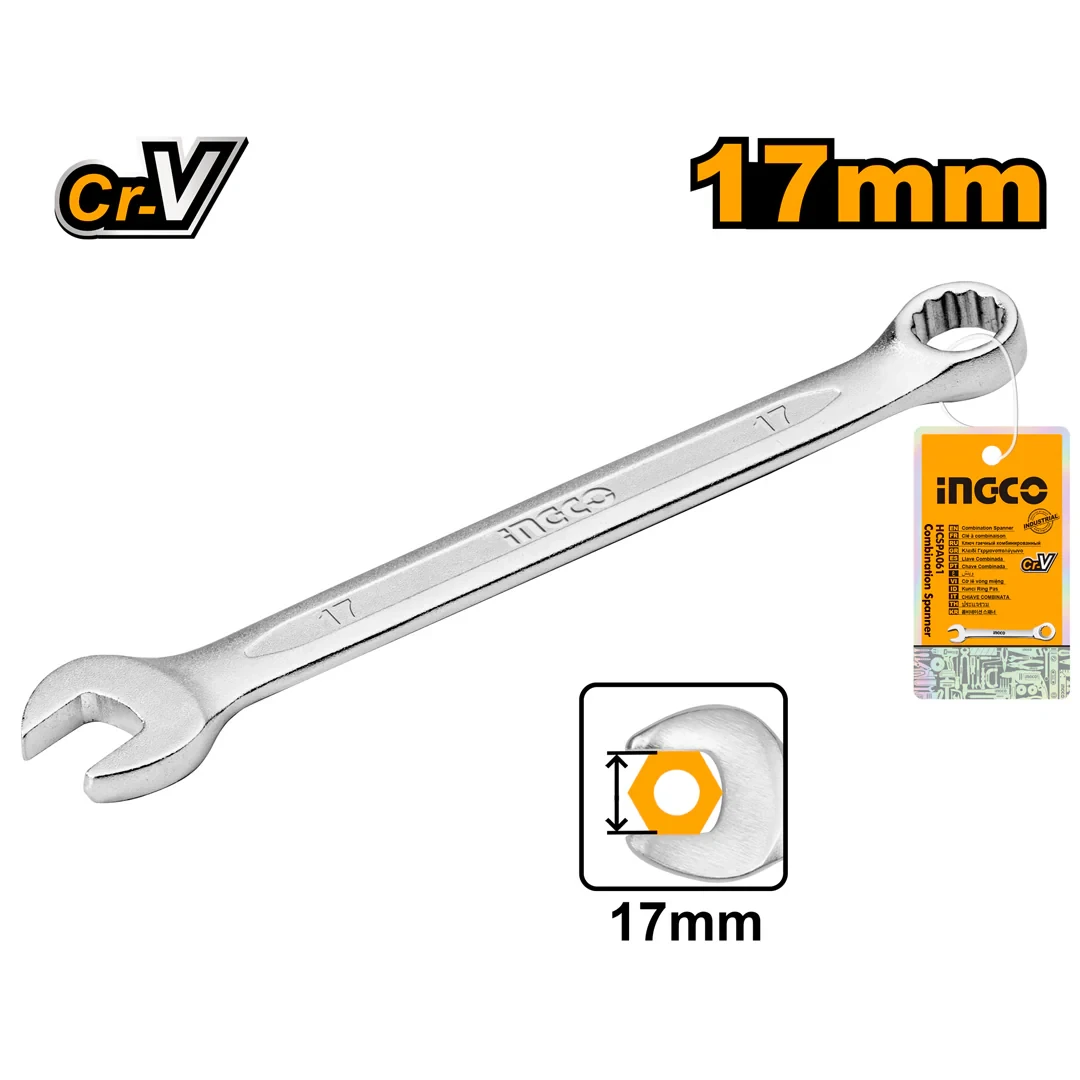 Ingco 17mm Combination Spanner HCSPA171