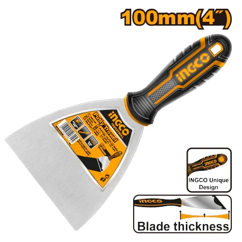 Ingco 100mm(4'') Putty Trowel  HPUT08100