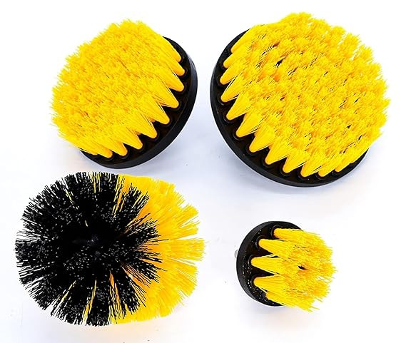 Multifunctional Cleaning/Scrubbing Brush Kit  (Drill NOT Included)