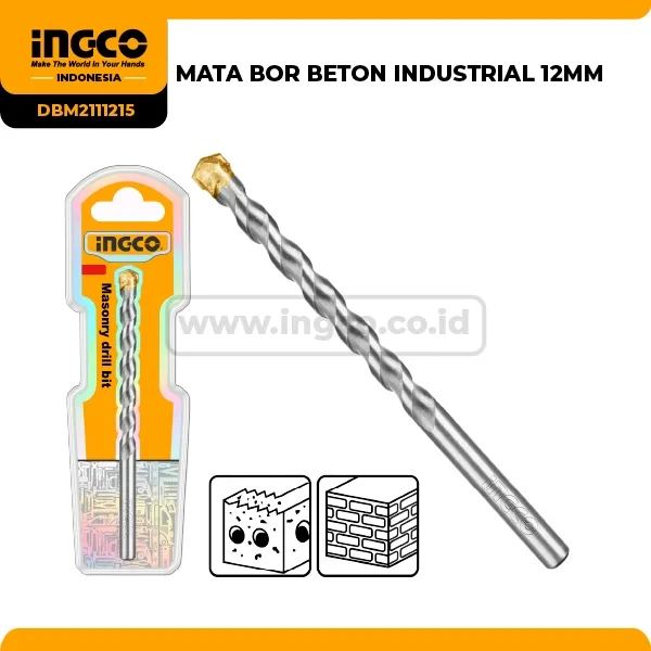 Ingco 12*150mm Masonry drill bit DBM2111215