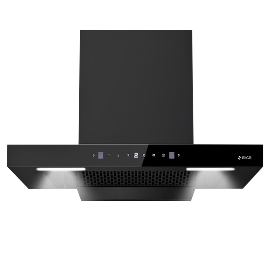 Elica 90 Cm Chimney FL PLUS 900 SPT HAC LTW MS NERO