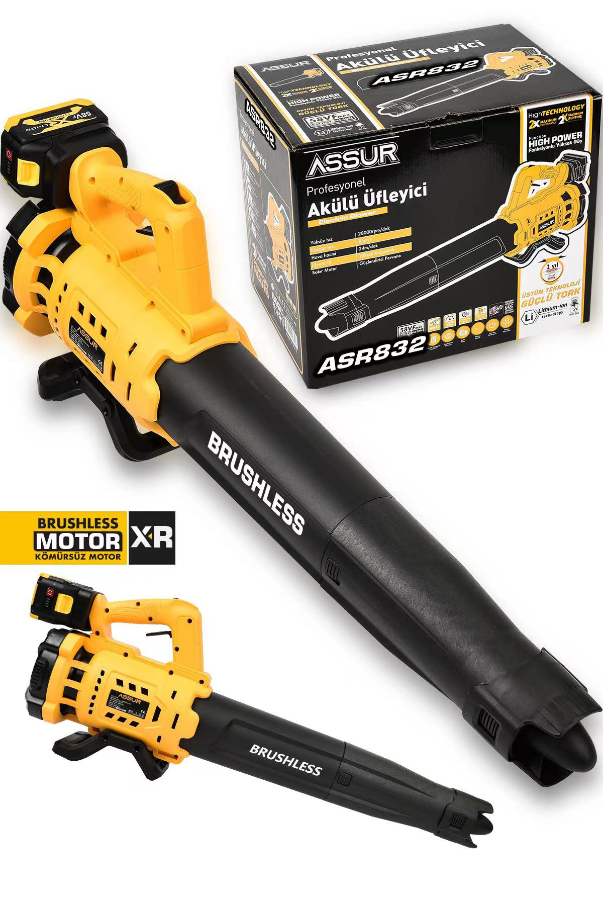 Assur 21V Brushless Blower ASR 830