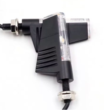 Universal Motorcycle Turn Signal Lights Moto LED Indicator Metal Side light