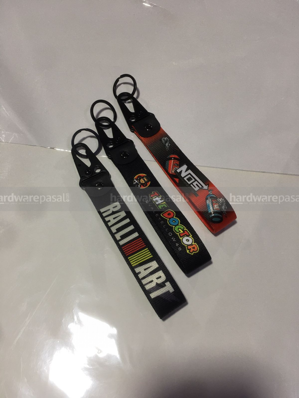 Keyrings- NOS, The Doctor, Rally Art, Showa, Ohlins, Brembo