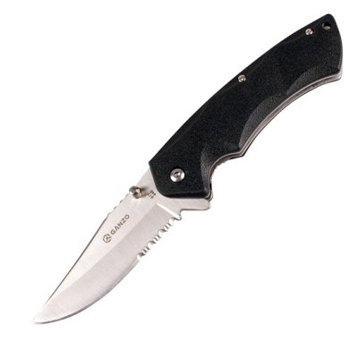 Ganzo folding knife with combined blade G617