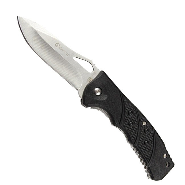 Ganzo folding knife with original straight sharpening blade G19