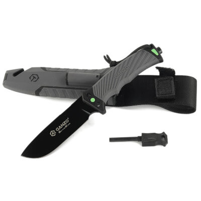 Ganzo Fixed Blade Knife G8012V2-GY GRAY