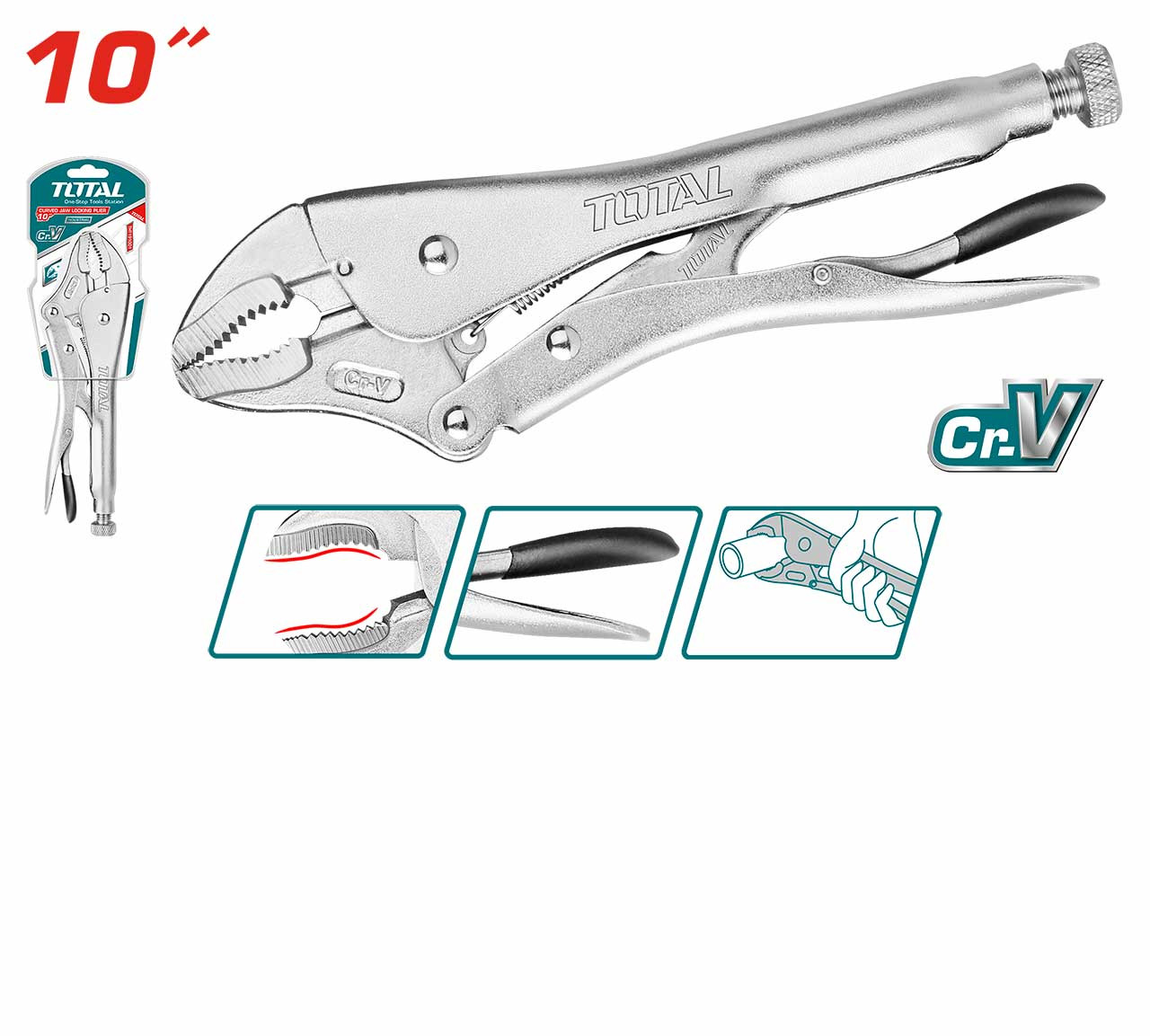 Total 14” Curve Jaw Locking Plier THT191001