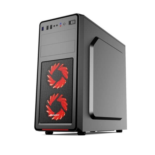 Huntkey Casing With 3 PCs RGB Fan BU560