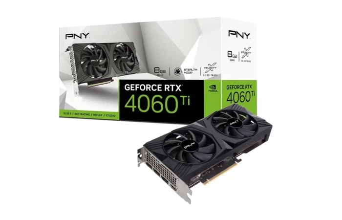 VGA CARD PNY 4060TI 8GB DF Dual Fan Graphics Card