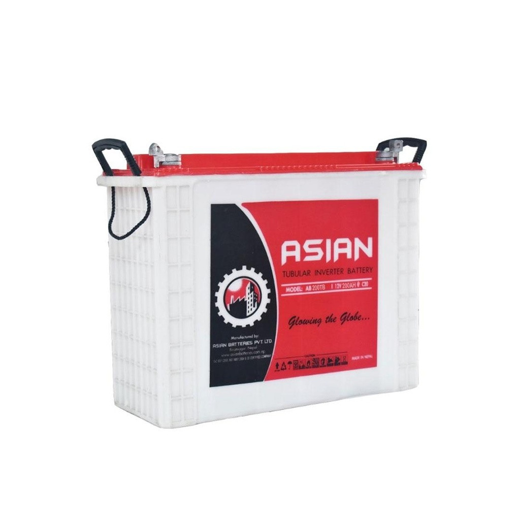 Asian 170ah/12V Tall Tubular Inverter Battery AB177G