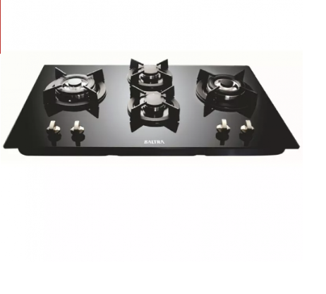 Baltra BLACK MAGIC 4B - ELECTRIC Auto Ignition Gas Stove  BGH 102 Black