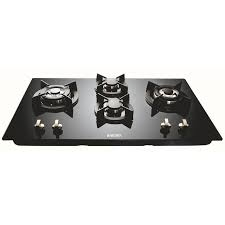 Baltra 4B XL Brass Burner Auto Ignition Gas Hobs BGH 103 Black