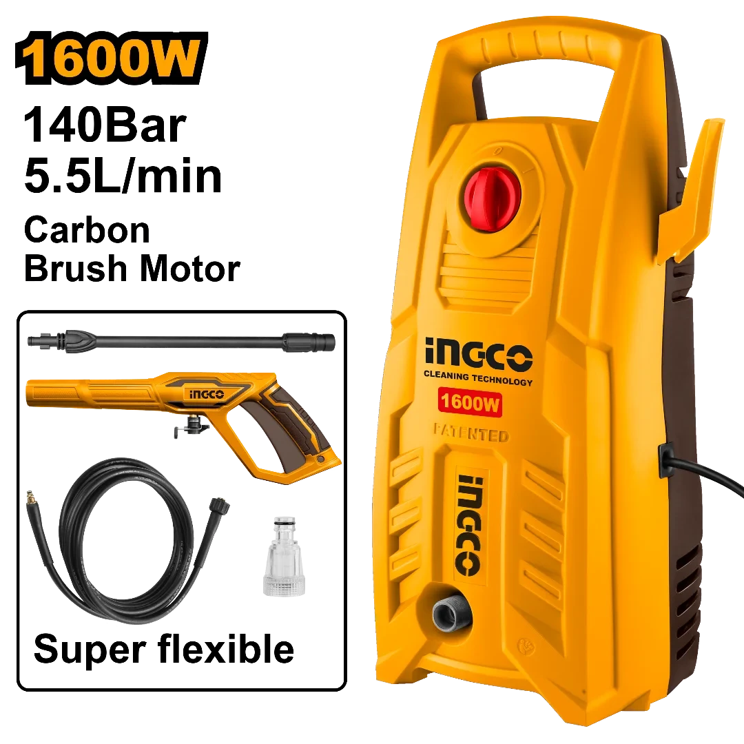 Ingco 1600W High pressure washer HPWR16008