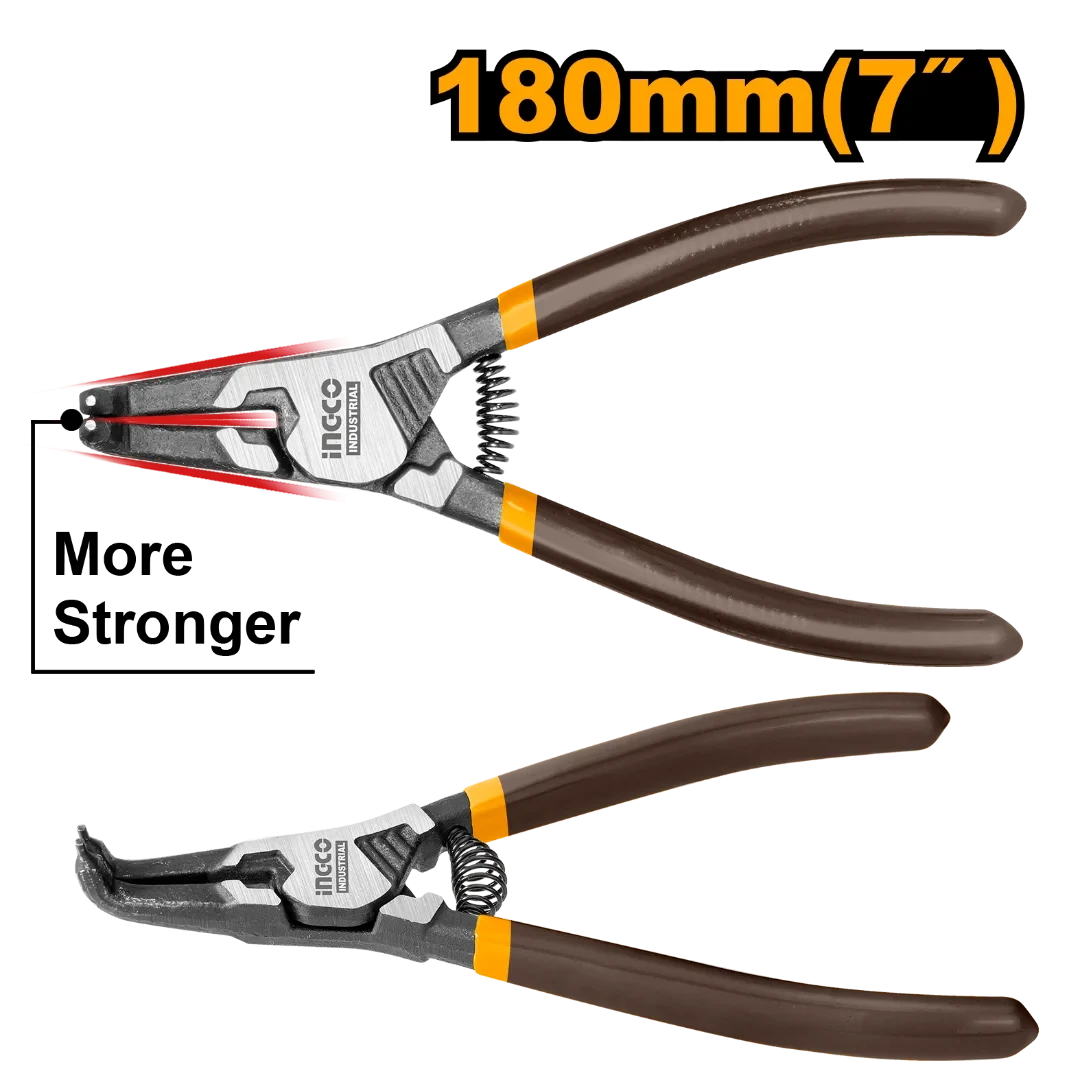 Ingco 7"/180mm Circlip pliers HCCP261802
