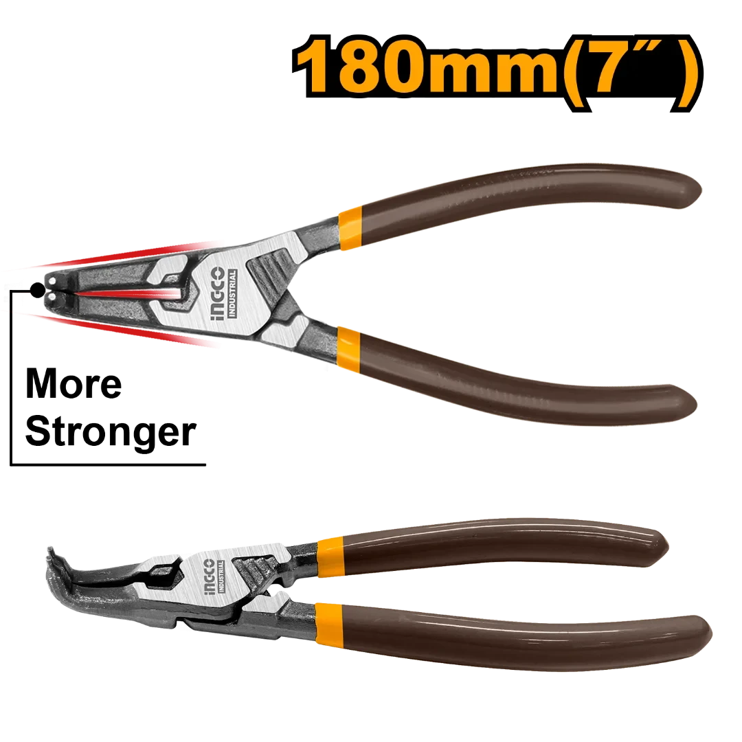 Ingco 7"/180mm Circlip pliers HCCP261804