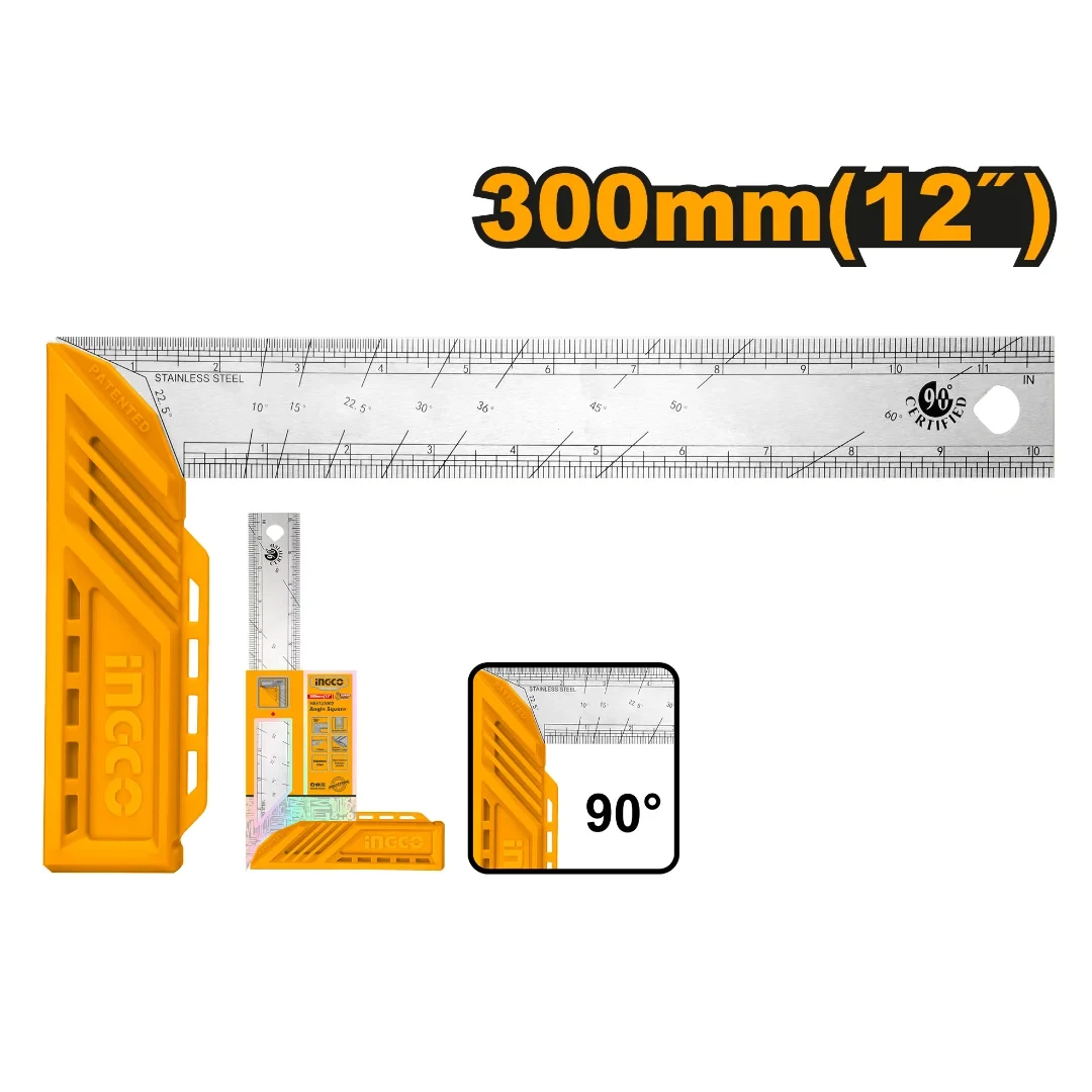 Ingco 300mm(12") Angle square HAS123002