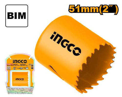Ingco 51mm (2") HSS bi-metal hole saw HSB10511